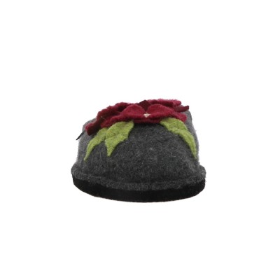 HAFLINGER - Chaussons Flair Anthracite HAFLINGER - Chaussons Flair Anthracite