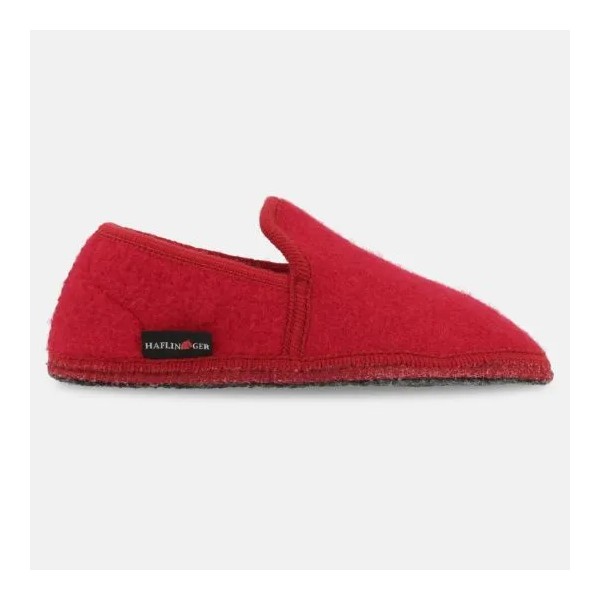 HAFLINGER - Chaussons Loafer Ziegelrot
