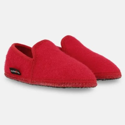 HAFLINGER - Chaussons Loafer Ziegelrot