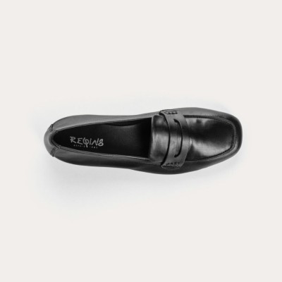 Reqins – Mocassins HEMA cuir Noir