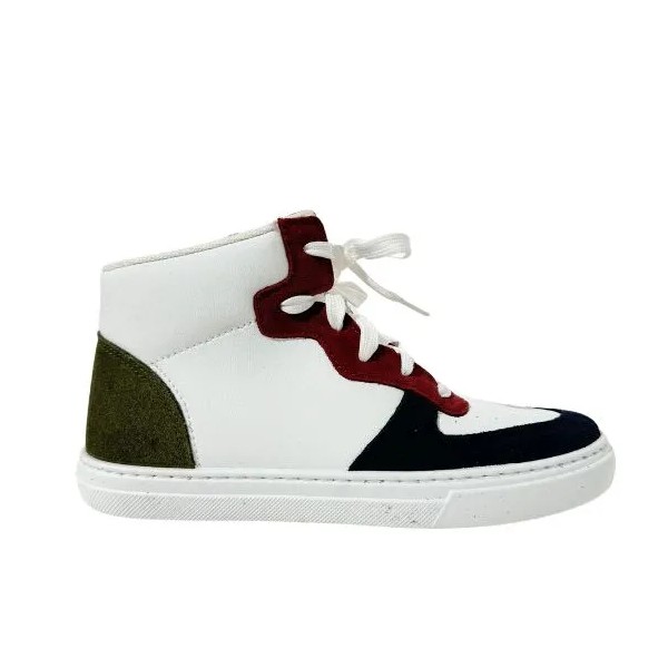CIENTA - Baskets hautes 81040 Blanc/rouge