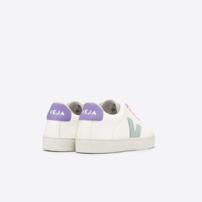 Veja - Esplar Small Laces White Matcha Lavande Veja - Esplar Small Laces White Matcha Lavande