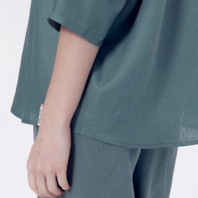 LA GENTLE FACTORY - Chemise Lily Kaki en Lin