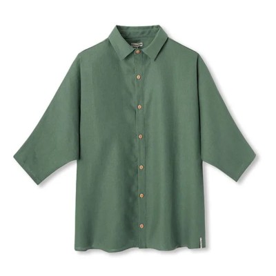 LA GENTLE FACTORY - Chemise Lily Kaki en Lin