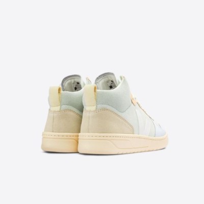 Veja - V15 Suede Jade White Multico Veja - V15 Suede Jade White Multico