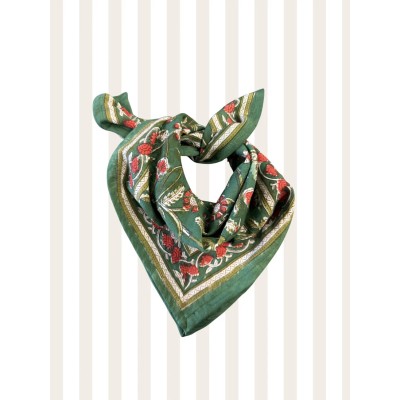 SO FAMILY Foulard Thane Vert Small.
