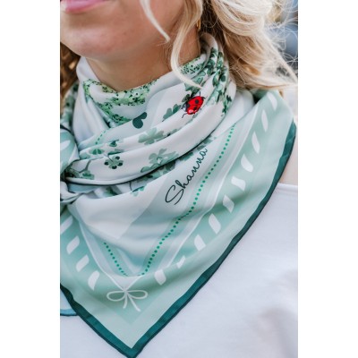 Shanna Foulard Carré Love Porte Bonheur.