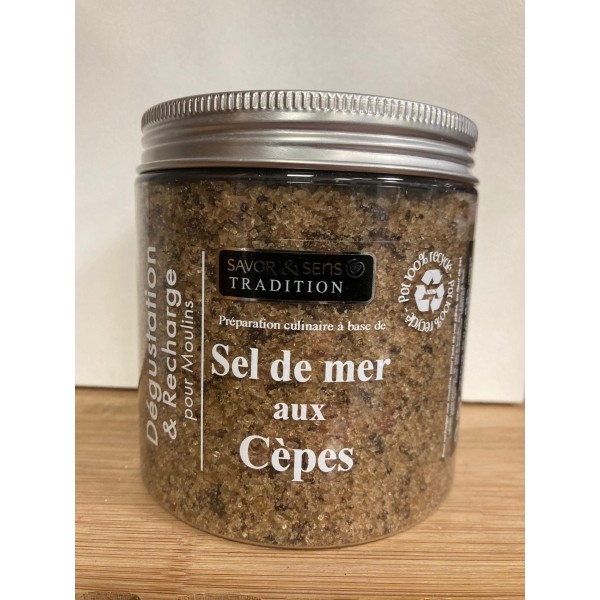 Recharge de Sel aux cèpes séchés Savor et Sens 630g