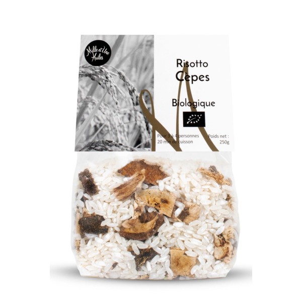 Risotto aux Cèpes séchés - BIO - Poids net 250g - 1001 Huiles
