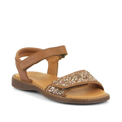 FRODDO - Sandales Lorine Sparkle - Cognac