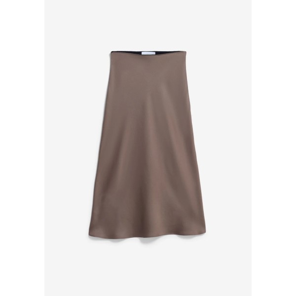 ARMEDANGELS - Jupe en Satin Lenovaa - Walnut Cream