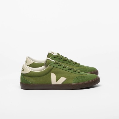 VEJA - Baskets Volley Canvas - Militaire