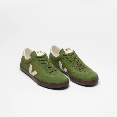 VEJA - Baskets Volley Canvas - Militaire