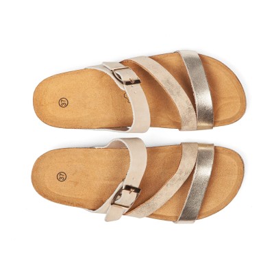 ARIMA - Mules Percale - Champagne