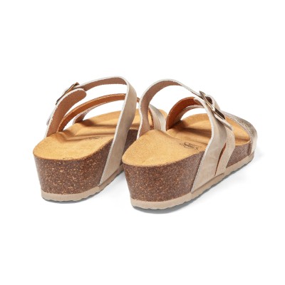 ARIMA - Mules Percale - Champagne