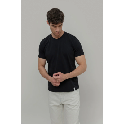 RIFO - T Shirt en coton Elio - Noir