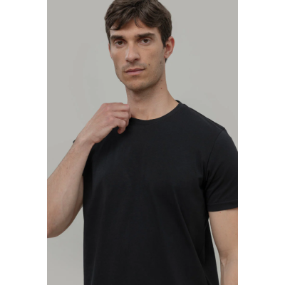 RIFO - T Shirt en coton Elio - Noir