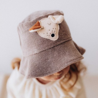 WOOLY ORGANIC - Chapeau "pêcheur" brodé - Cinder