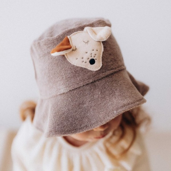 WOOLY ORGANIC - Chapeau "pêcheur" brodé - Cinder