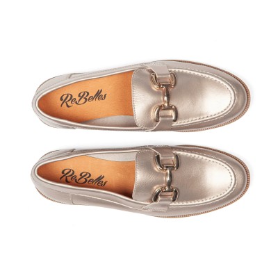 ARIMA - Mocassins Duna Collection Rebelles - Métalisé