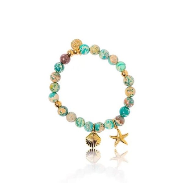 MADAMIRMA Bracelet Extensible Aqua.