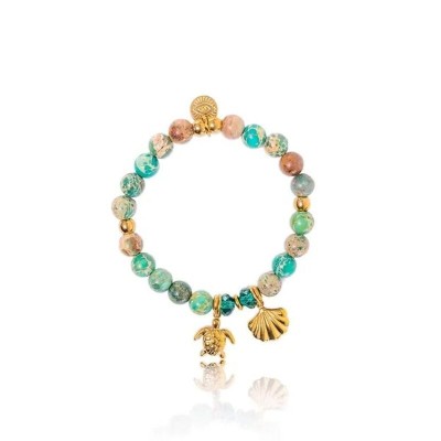 MADAMIRMA Bracelet Extensible Aqua.