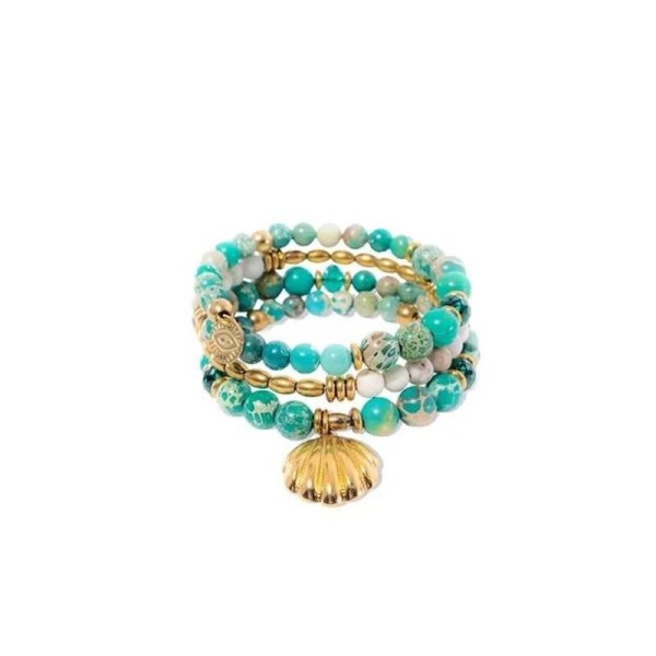 MADAMIRMA Bracelet Spirale Aqua.