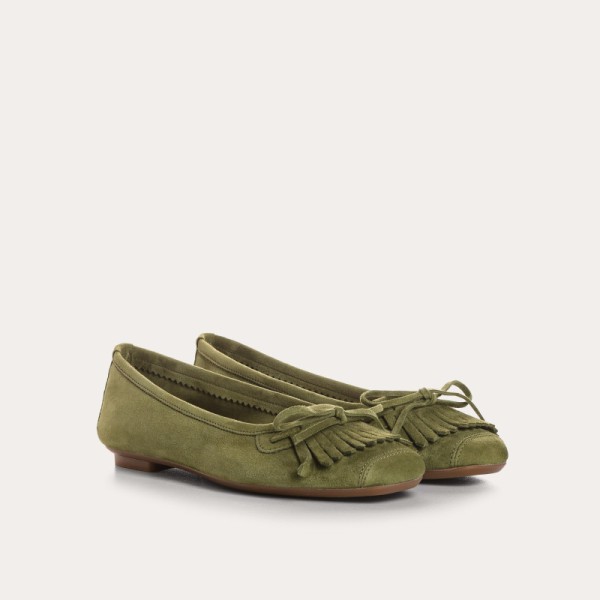 REQINS - Ballerines Hindi - Vert Mousse