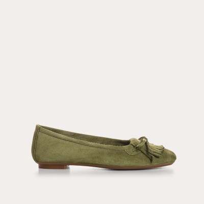 REQINS - Ballerines Hindi - Vert Mousse