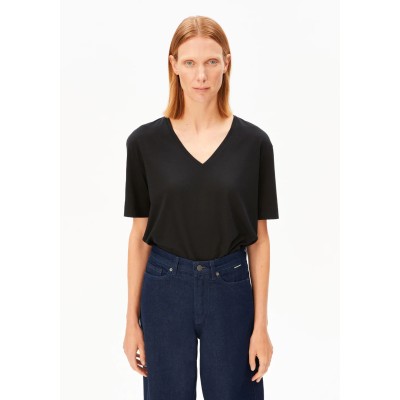 ARMEDANGELS - T Shirt Col V - Black