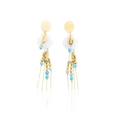 MADAMIRMA Boucles d’oreilles Poussoir Calypso.