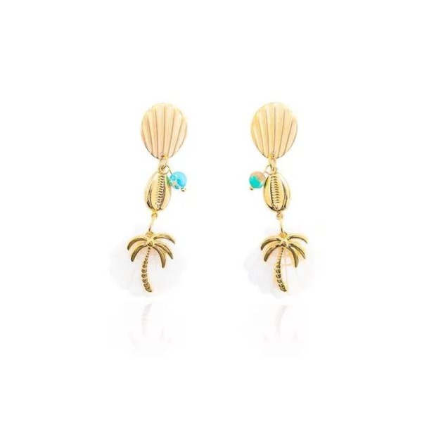 MADAMIRMA Boucles d’oreilles Poussoir Calypso.