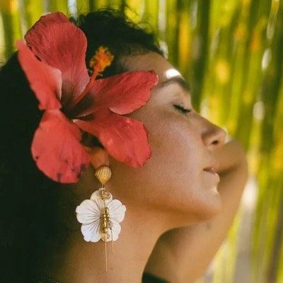 MADAMIRMA Boucles d’oreilles Poussoir Gaya.