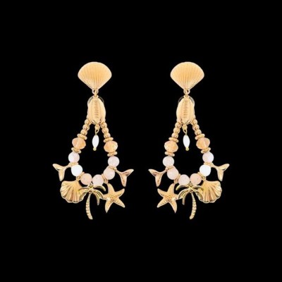 MADAMIRMA Boucles d’oreilles Poussoir Gaya.