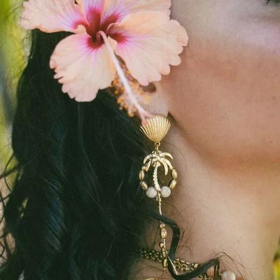 MADAMIRMA Boucles d’oreilles Poussoir Gaya.