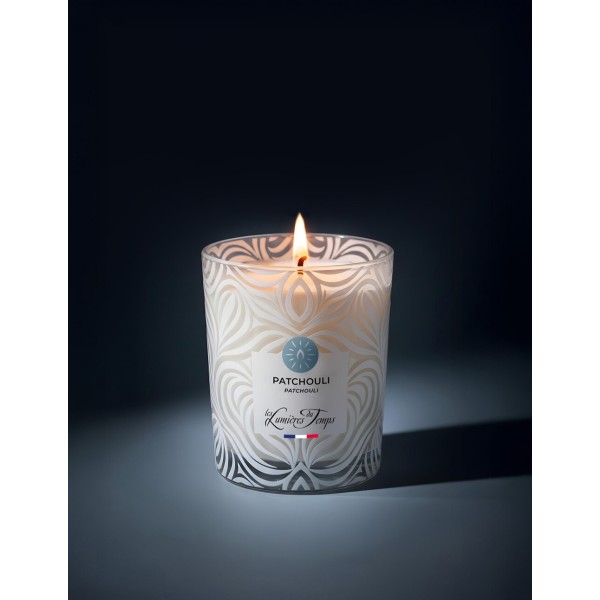LES LUMIERES DU TEMPS Bougie 180 gr Patchouli.