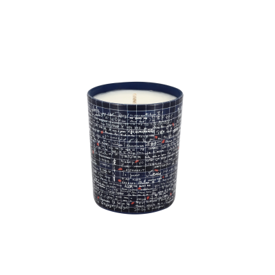 LES LUMIERES DU TEMPS Bougie Fleur de coton Mur des je t’aime.