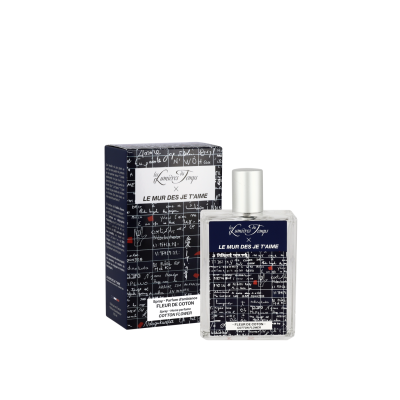 LES LUMIERES DU TEMPS Spray Fleur de coton Mur des je t’aime.