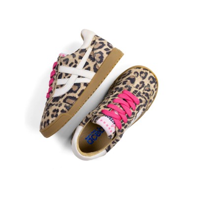 ACEBOS - Baskets Janys - Beige Léopard