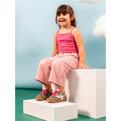 ACEBOS - Baskets Janys - Beige Léopard