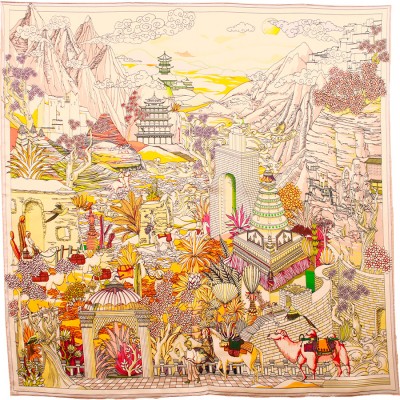 MAISON FANLI - Carré de Soie Route de la Soie - Beige