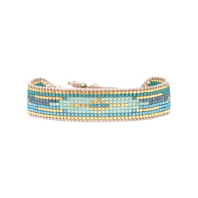 BELLE MAIS PAS QUE Bracelet Blue Maldives Signature Charly.