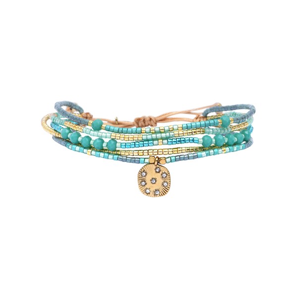 BELLE MAIS PAS QUE Bracelet Blue Maldives Signature Loli.
