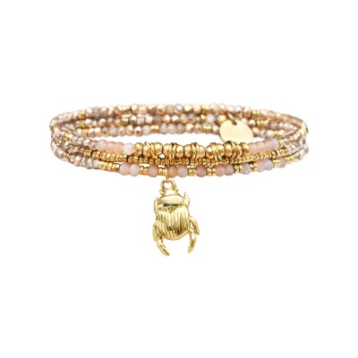 BELLE MAIS PAS QUE Bracelet Janna Signature Scarabée.