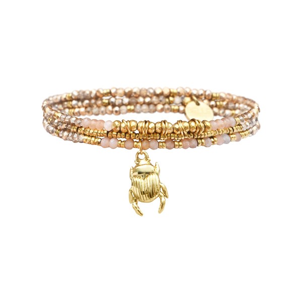 BELLE MAIS PAS QUE Bracelet Janna Signature Scarabée.