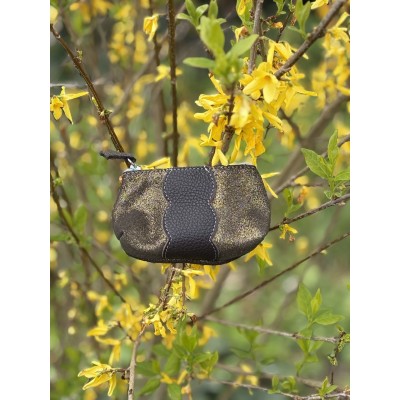 LA CARTABLIERE Trousse Athéna Pailleté Torréfié doré.