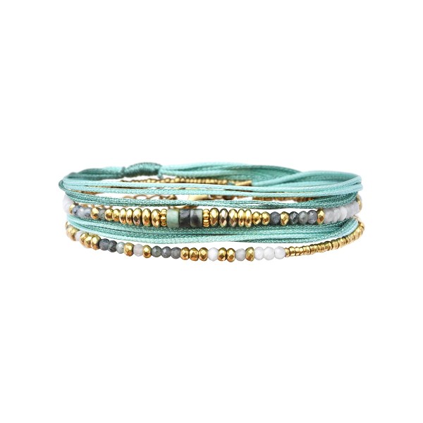 BELLE MAIS PAS QUE Bracelet Rim Signature Bleu.