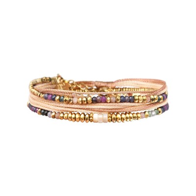 BELLE MAIS PAS QUE Bracelet Rim Signature Rose.