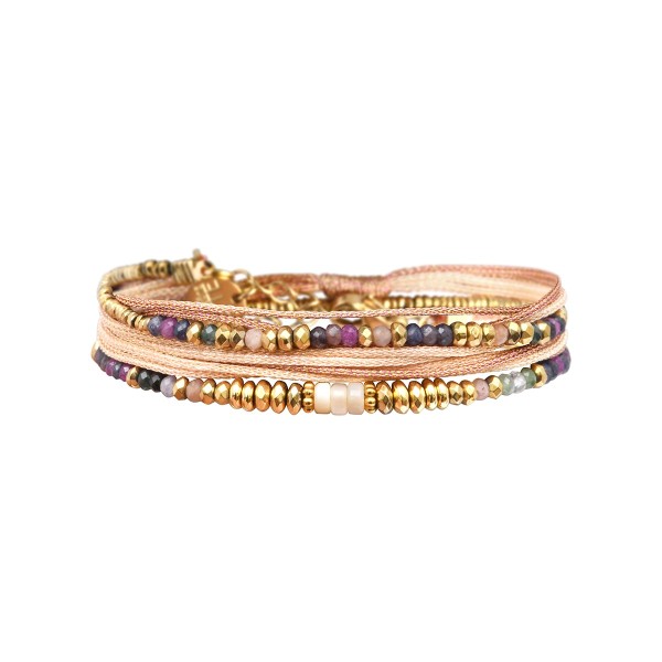 BELLE MAIS PAS QUE Bracelet Rim Signature Rose.