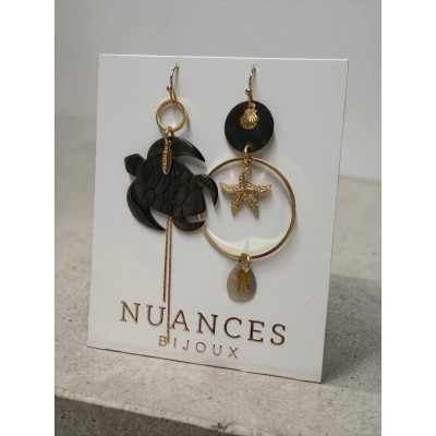 NUANCES Bijoux Boucles d’oreilles Lagune.